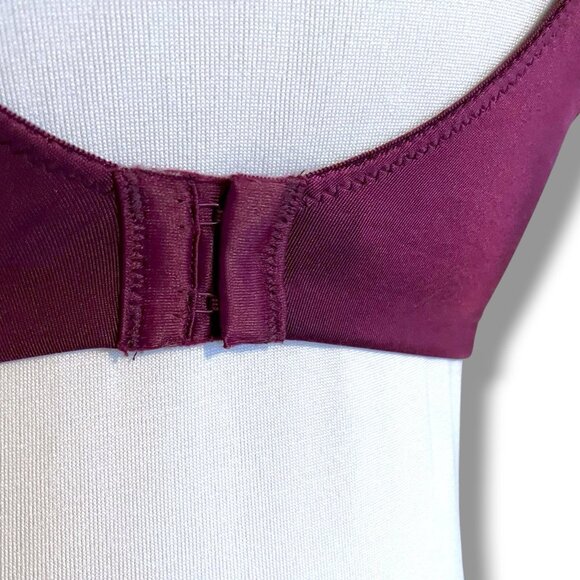 Wacoal 34D Bra Plum Purple Elevated Allure Wire Free Full Coverage 852336 - Picture 7 of 9